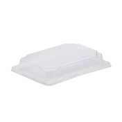 Крышка к контейнеру для суши 182х127х29 мм, прозр., ОПС, 420 шт/кор "Комус" 420 шт/упак РОССИЯ С-19К
