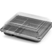 Крышка к контейнеру для суши 185х161х30 мм, прозр., ОПС, 420 шт/кор 420 шт/упак РОССИЯ Крышка РП-210