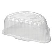 Упаковка для торта [крышка] полукруг 270х162х92[250х138х82] мм, прозр., ОПС, 270 шт/кор "Комус" 270 шт/упак РОССИЯ Т-105/1К