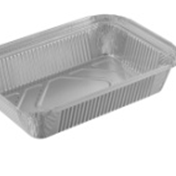 Форма алюминиевая 1-секц. 870 мл 212х147х40 мм, без крышки, алюм., 100 шт/упак 1 000 шт/кор РОССИЯ R1L