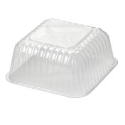 Упаковка для торта [крышка] 176х176х78[160х160х72] мм, прозр., ОПС, 600 шт/кор "Комус" 600 шт/упак РОССИЯ Т-150К