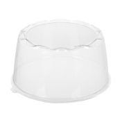 Упаковка для торта [крышка] d246хh117[d233хh113] мм, прозр., ОПС, 144 шт/кор "Комус" 144 шт/упак РОССИЯ Т-022/2 К