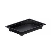 Контейнер для суши 1-секц. 182х127х20 мм, без крышки, черн., ПС, 420 шт/кор "Комус" 420 шт/упак РОССИЯ С-19 (GN) Д черная