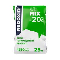 Антигололедный реагент "Redoxid" Ice Killer Powder Mix до -20°С, гранулы, 25000 г 1 шт/кор РОССИЯ 2105-25