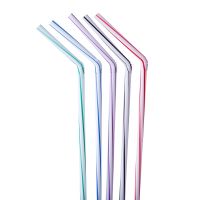 Трубочки для коктейля гофрированные d=5мм L=240мм, разноцветные ПП