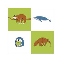 Салфетки 330х330 мм 2-сл., диз. "Север-Юг", разноцв., бум., 20 шт/упак "МИСТЕРИЯ" 15 упак/кор РОССИЯ 3504