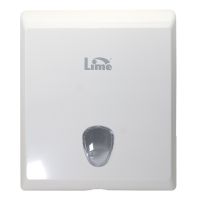 Диспенсер LIME для бумажных полотенец Z-укладки, белый