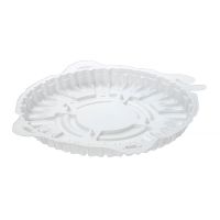 Упаковка для торта [дно] d261хh25[d228хh20] мм, бел., ПС, 100 шт/кор "Комус" 100 шт/упак РОССИЯ Т-225 ДШ (М)