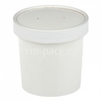 Крышка для супницы d98 мм, бел., карт., 60 шт/упак 600 шт/кор РОССИЯ Lb(w)-98