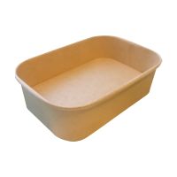 Контейнер 750 мл, 172х120х56 мм, без окна, без крышки, крафт, карт., 50 шт/упак 300 шт/кор КИТАЙ PB-750ml