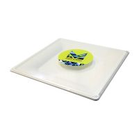 Тарелка квадратн., 155х155х14,7мм, бел., сахарный тростник