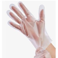 Перчатки одноразовые, размер M, 10 мкм, прозр., ТПЕ, 50 пар/упак 30 упак/кор КИТАЙ 500-800