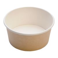 Одноразовый контейнер под суп, из крафт картона, 330 мл, D - 114 мм
