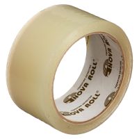 Клейкая лента 48мм х 66м, 43 мкм, прозр., 6 рул/упак "Novaroll" 36 рул/кор РОССИЯ 0120-434х