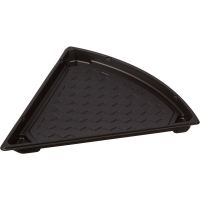 Упаковка для кондит. изделий [дно] треуг., 186х186х13[180х180х12] мм, черн., ПС, 600 шт/кор "Комус" 600 шт/упак РОССИЯ ПК-1