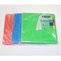 Скатерть 120х150 см, цвет в ассорт., ПНД "МИСТЕРИЯ" 200 упак/кор РОССИЯ