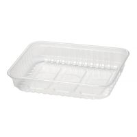 Контейнер 500 мл 1-секц. 186х132х37 мм, серия 186, без крышки, прозр., ПП, 100 шт/упак 500 шт/кор РОССИЯ К 186-500