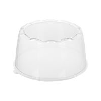 Упаковка для торта [крышка] d246хh117[d233хh113] мм, прозр., ОПС, 144 шт/кор "Комус" 144 шт/упак РОССИЯ Т-022/2 К