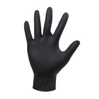 Перчатки нитриловые, р-р S, неопудрен., черн., 50 пар/упак 10 упак/кор КИТАЙ 500-204