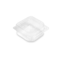 Контейнер 500 мл 1-секц. 120х119х50 мм, неразъем.крышка, прозр., ОПС, 660 шт/кор РОССИЯ 01368
