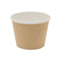 Контейнер 500 мл, d118хh76 мм, без окна, без крышки, крафт, карт., 50 шт/упак 500 шт/кор РОССИЯ супник