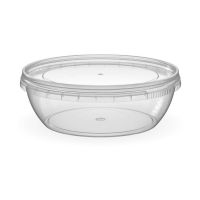 Контейнер для пресервов/мёда, 500мл, d 145мм, h 46мм, "плошка", ПП