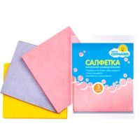 Салфетка хозяйственная 30х34 см, вискоза, полиэстер