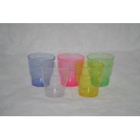 Стакан одноразовый 200 мл, диз. "Кристалл", цвет в ассорт., ПС, 6 шт/упак "МИСТЕРИЯ" 240 шт/кор РОССИЯ