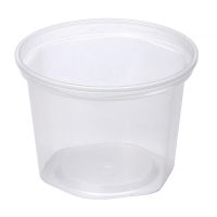 Контейнер для пресервов/мёда 280мл "банка", "шестигранник", d=96мм, h=66мм, полупрозрачный, ПП