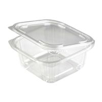 Контейнер 500 мл 1-секц. 137х132х62 мм, неразъем.крышка, прозр., ПЭТ, 360 шт/кор "ЮПласт" 360 шт/упак РОССИЯ ЮП-РКСП-500/ЮУПМ6131/1