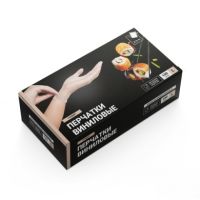 Перчатки виниловые, р-р L, неопудрен., прозр., 50 пар/упак "A.D.M." 10 упак/кор КИТАЙ VIN003A