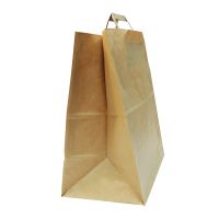 Пакет [280+150]х320 мм с плоск. ручками, крафт, бум., 250 шт/кор 250 шт/упак РОССИЯ 006-000018-001/006-100019-001