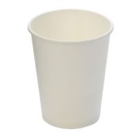 Стакан для холодного и горячего, 0.25/0.273л, белый, картон
