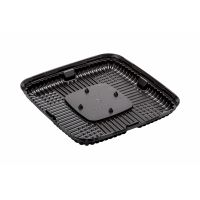 Упаковка для торта [дно] 240х240х35[191х191х24] мм, коричн., ПС, 200 шт/упак 200 шт/кор РОССИЯ 10239