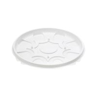 Упаковка для торта [дно] d257хh24[d235хh13] мм, бел., ПС, 150 шт/упак 150 шт/кор РОССИЯ 02914