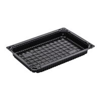 Контейнер для суши 1-секц. 234х164х25 мм, без крышки, черн., ПС, 250 шт/кор 250 шт/упак РОССИЯ РП-208