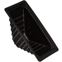 Упаковка для сэндвича под запайку 470 мл, треуг. 182х81х86 [165х66х86] мм, черн., ПП, 400 шт/кор 400 шт/упак РОССИЯ К-1808 черн.