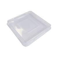Крышка к контейнеру 163х163х13,5 мм, прозр., ПЭТ 50 шт/упак "OSQ" Lid SmartPack 800 200 шт/кор РОССИЯ Lid SmartPack 800 плоская