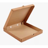 Коробка для пиццы 330х230х40 мм, крафт, микрогофрокарт.Т-21/Т-11 Е, 50 шт/кор 50 шт/упак РОССИЯ