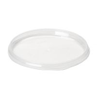 Крышка к контейнеру для пресервов [ведру] d122 мм, прозр., ПП, 300 шт/упак 1 800 шт/кор РОССИЯ