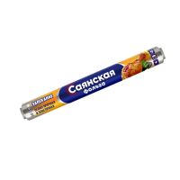 Фольга алюминиевая 29см х 7м, 14 мкм Особо прочная "Саянская" 35 рул/кор РОССИЯ О7П-290х35