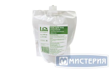 Антисептическое средство для рук "Lime" гель, картридж, 540 мл 12 шт/кор РОССИЯ 217540