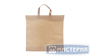 Сумка 430х445х100 мм с петлев. ручками, беж., спанбонд 50 шт/упак 300 шт/кор РОССИЯ