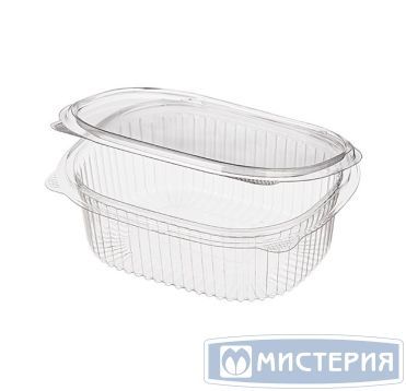 Контейнер 500 мл, овальный, 159х130х56мм, прозрачный