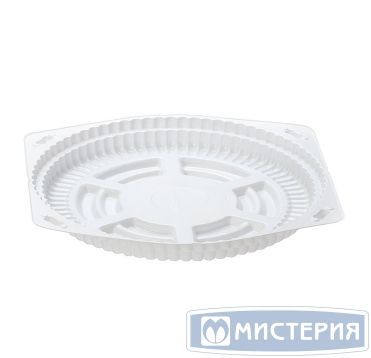 Упаковка для торта [дно] d224хh26[d191хh20] мм, бел., ПС, 250 шт/кор "Комус" 250 шт/упак РОССИЯ Т-205 Д (М-1) (Т)