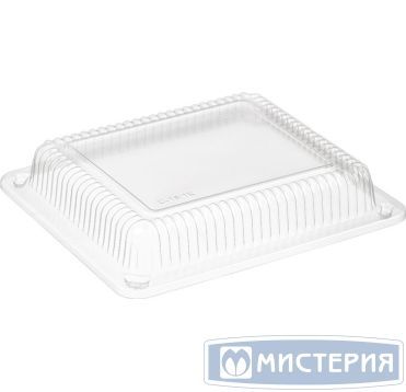 Крышка к контейнеру для суши 184х162х12 мм, прозр., ОПС, 500 шт/кор "Комус" 500 шт/упак РОССИЯ С-18/1К