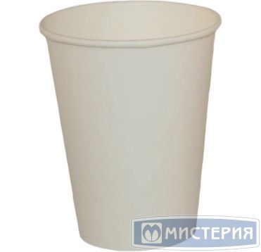 Стакан для холодных и горячих напитков, 0.3/0.364л, белый, 50 штук