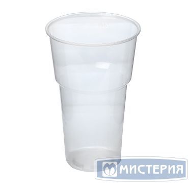 Стакан одноразовый 500 мл, прозр., ПП, 50 шт/упак "Upax-Unity" 1 000 шт/кор РОССИЯ