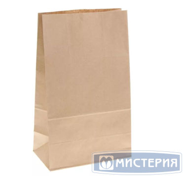 Пакет на вынос [320+200]х340 мм L без ручек, крафт, бум., 450 шт/кор 450 шт/упак РОССИЯ PD-02-80А-322034