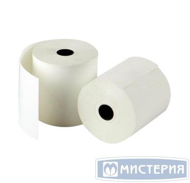 Чековая лента 80мм х 50м, d12 мм, бел., термобум., 8 рул/упак "Честный чек" 72 рул/кор РОССИЯ
